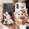 For Huawei Nova 8 Case Cute Painted Cover Soft Silicone Case For Huawei Nova 8 8i 8E Back Cover TPU Fundas Shockproof Bumper
