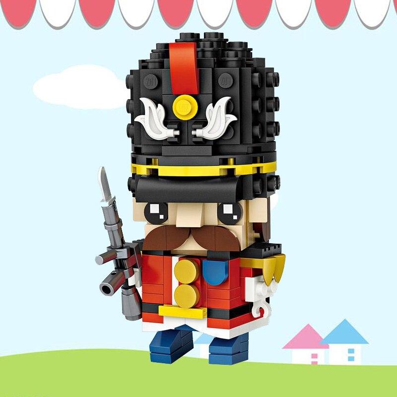 LOZ 1461 Army Royal Guard Soldier Gun Weapon Military War 3D Model DIY Mini Blocks Bricks Building Toy No Box