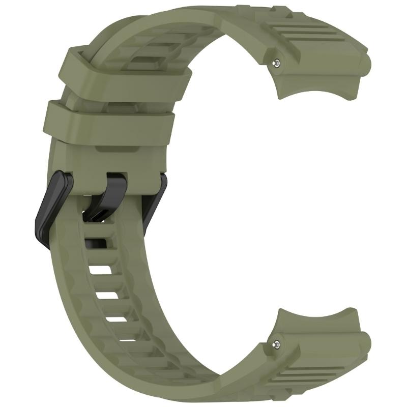 Sweatproof Sport Silicone Straps Multiple Hole Adjustable Universal Fit Flexible Soft Silicone Watch Band for Smartwatches