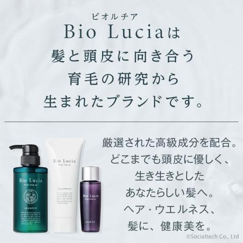 Bio Lucia Organic Shampoo 300mL x 1 Treatment 200g x 1 Bottle Shampoo Treatment Set Amino Acid Shampoo Popular Scalp Care Non-Silicon Weakly Acidic Fo