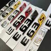 Suitable for ABS Black Auto Letter E63 E63S Logo Logo Sticker Car Luggage Badge Decal Mercedes Benz E63 E63S W213 Accessories