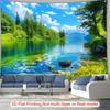 2D Plane, 1 Piece of Natural Scenery. Living Room and Bedroom Background Fabric, Photography Studio Background Fabric, Courtyard