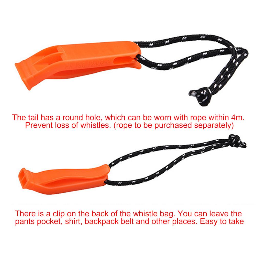 1-10PCS Outdoor Survival Whistle Diving Basketball Match Double Pipe Dual Band Whistle Camping Hiking Rescue Emergency Whistle