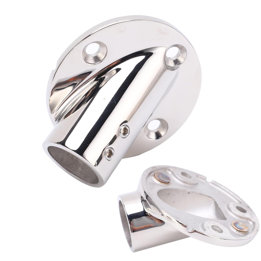 Marine Boat Hand Rail Fittings Stainless Steel 30 Degree Pipe Round Base Handrail Accesssory