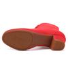 Stivaletto alla Caviglia da Ballo da Sala da Donna Suola in Tessuto Oxford Scarpa da Ballo Moderna da Pratica Competizione Suola in Gomma 3,5 CM