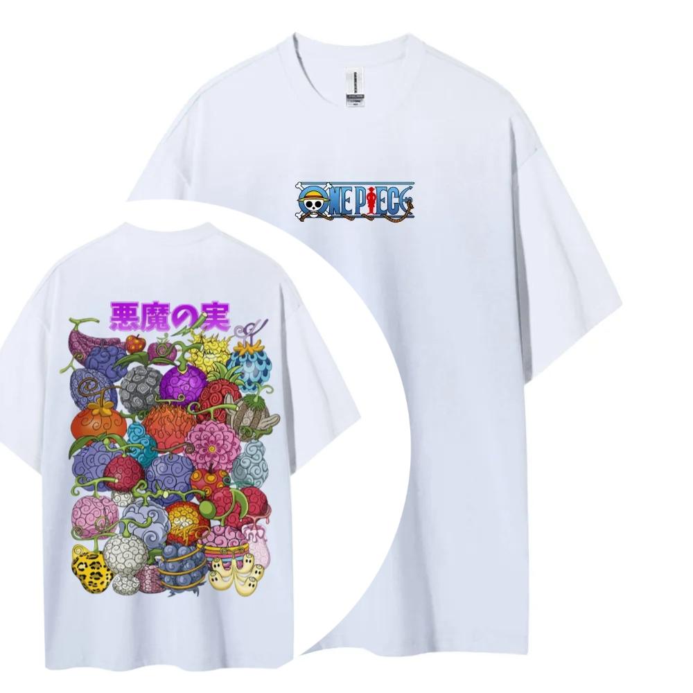 ONE PIECE Animation Derivatives Printed Short Sleeve TShirt Unisexs and Womens Summer New Fashion Casual Cotton Popular