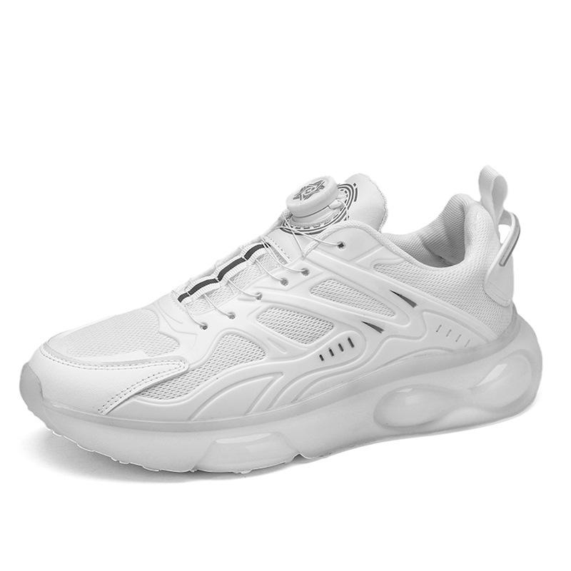 

Новые летние сетчатые дышащие мужские кроссовки с вращающимися кнопками 44 белый