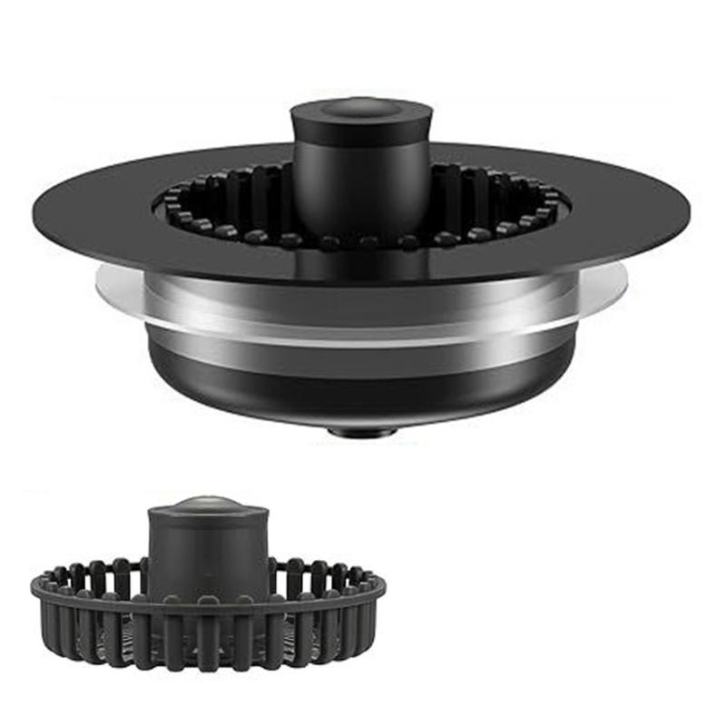 Kitchen Sink Drain Basket Anti Clogging Drain Stoppers Bounce Cores Sink Strainer Wash Basins Drain Filter Easy to Use
