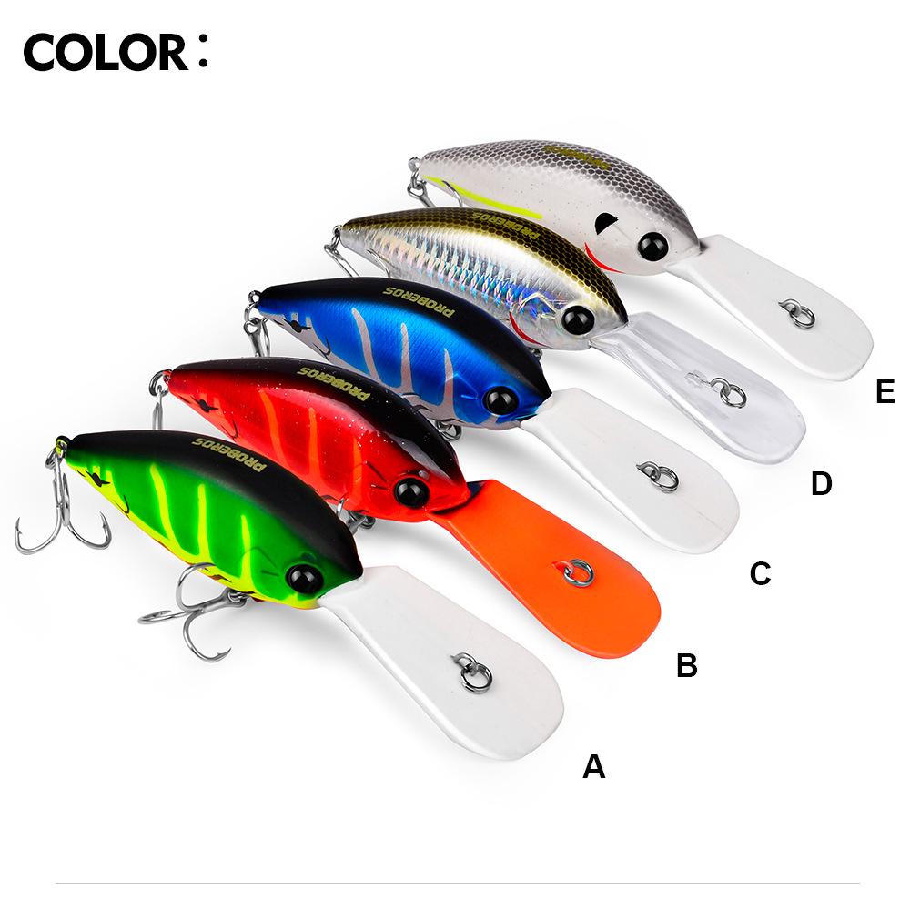 12,5 CM 24,5 G Esca Minnow da Pesca Galleggiante Roccia Plastica Pesce Esca Piccolo Grasso Esca Luya Amo 4 # Attrezzatura da Pesca