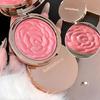 Kakashow Embossed Rose Blush Shimmer Multi- Blush Highlighter Eyeshadow Natural Pigment Atmosphere Makeup