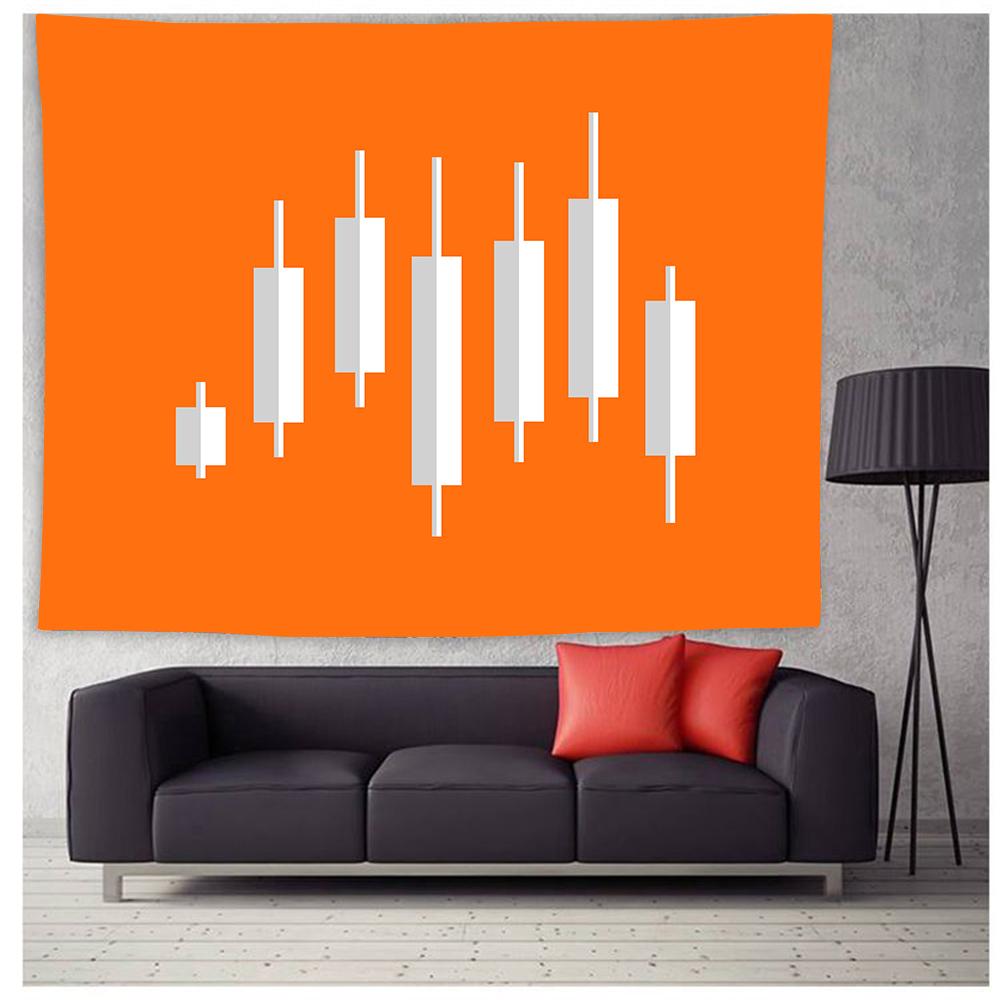 Домашний декор психоделический гобелен настенный гистограмма гистограмма печатный гобелен — фото 9
