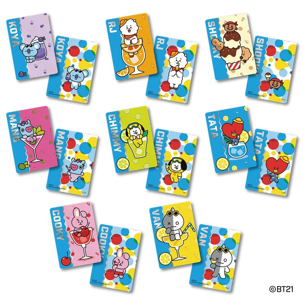 BANDAI BT21 Metal Card Collection (BOX)