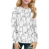 Children's Long-sleeved O-neck Top Printed Daily Casual