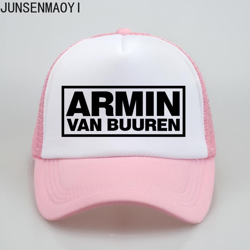 Armin Van Buuren Kappe DJ Fans Trucker Mesh Cool Baseballkappen Together In A State of Trance Kappe Damen Unisex Musikkappe Hut Sonnenhut