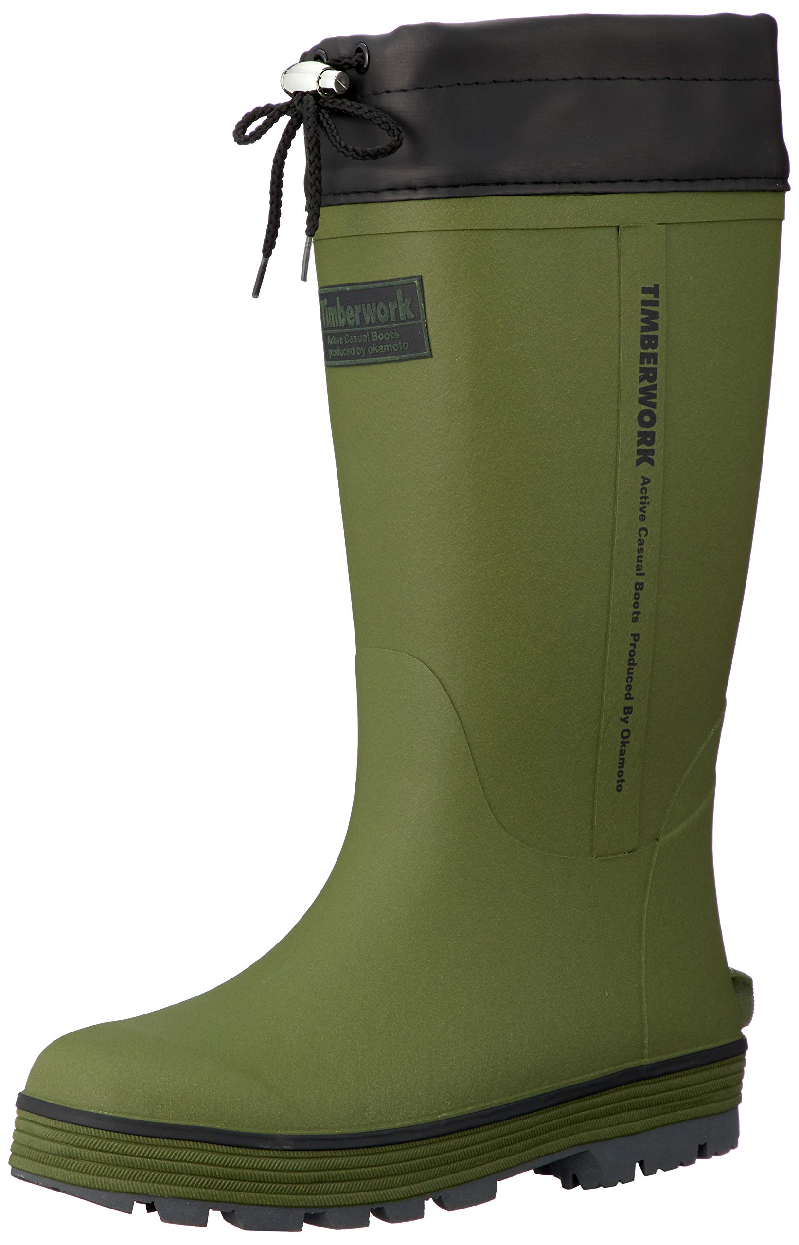 

Okamoto Timberwork RMZ-701 Ultra-Lightweight Covered Color Boots, Men s Khaki, Size 27cm