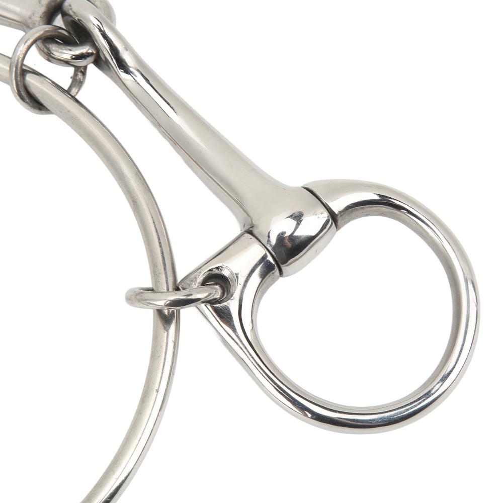 Roestvrij Staal Paardrijbit Glad Oppervlak Paard Trense Losse Ring Bit Paardensport Gebruik