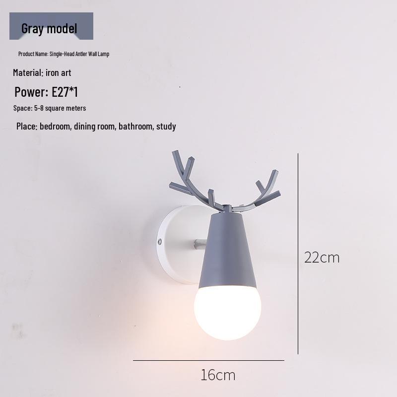 Modern Nordic Wall Lamp: Stylish Lighting for Bedroom, Living Room, Bar, or Staircase