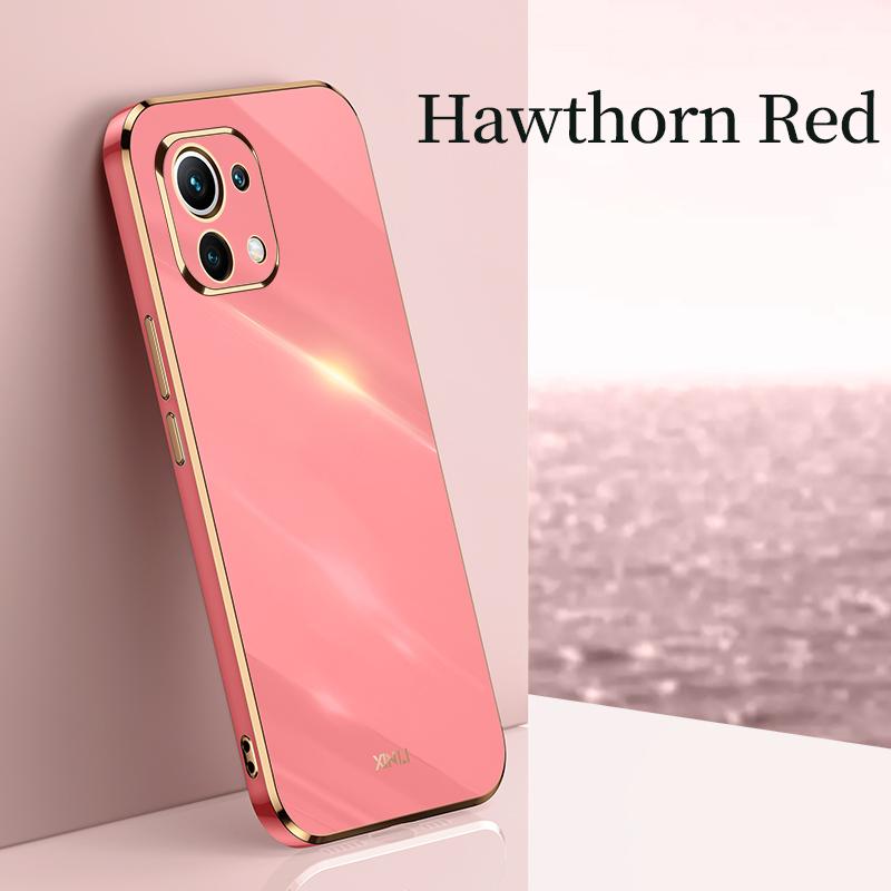 Plating Frame Phone Case On For Xiaomi Mi 11 Lite 5g NE Xiaomi11 4g 11lite 11i Mi11 I Luxury Soft Silicone Back Cover
