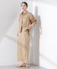 Nano Universe European Flax Sheer Shirt Be Paired with Other F 040 Beige (Can Items) Women's 669-5120300