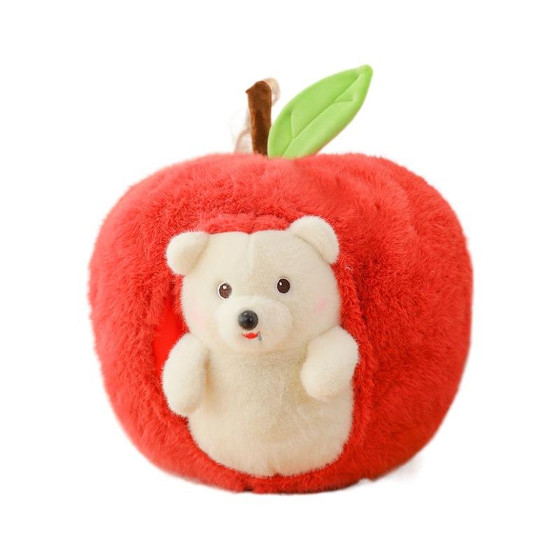 Apple Hedgehog Doll Plush Toy Doll Girl Sleeping Throw Pillow Girl Bed Cute Birthday Gift Children
