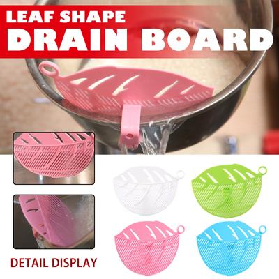 Kitchen Manual Draining Leaf  Rice Washing Device Clip Type Kitchen Utensil