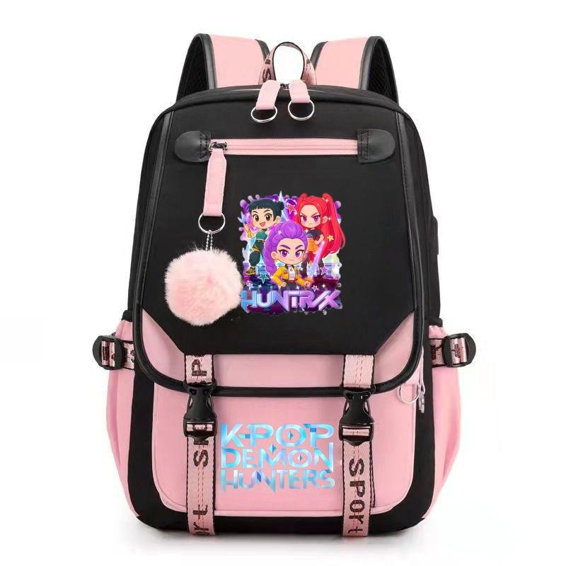 Witch Hunters Printed School Bag College Wind Large Capacity Junior High School Student Backpack