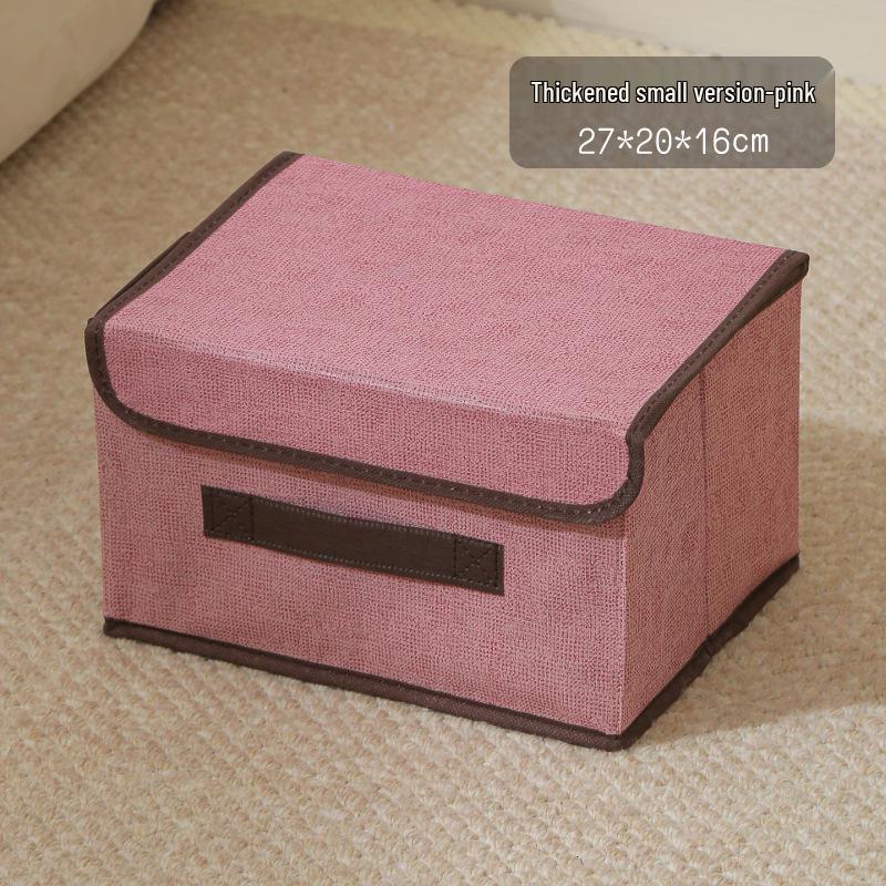 Foldable Dustproof Clothes Storage Box with Lid - Multifunctional Organizer for Clothing and Pants