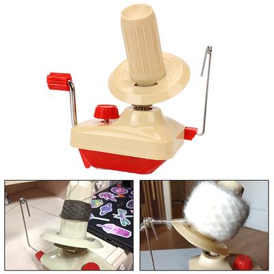 Für DIY Nähen Herstellen Schnurknäuelwickler Maschine Manuell Handheld Handbetrieben Garnwickler Faser Wolle Faden Strang Kabel