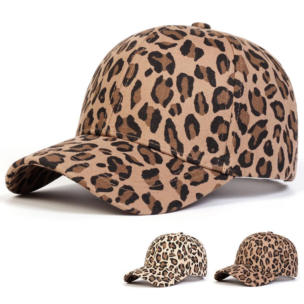 Unisex Leopardenmuster verstellbare Baseballkappe Street Rapper Hip Hop Caps Snapback Hut Golf Hüte Trucker Hat