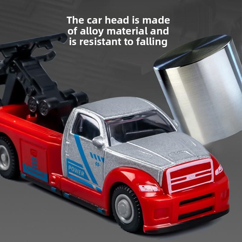 Alloy City Rescue Vehicle Trailer Helicopter Children Toy Model For Play Role