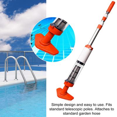 1 Set Swimming Pool Vacuum Cleaner 3 In 1 Cordless Rechargeable Powerful Motor Roller