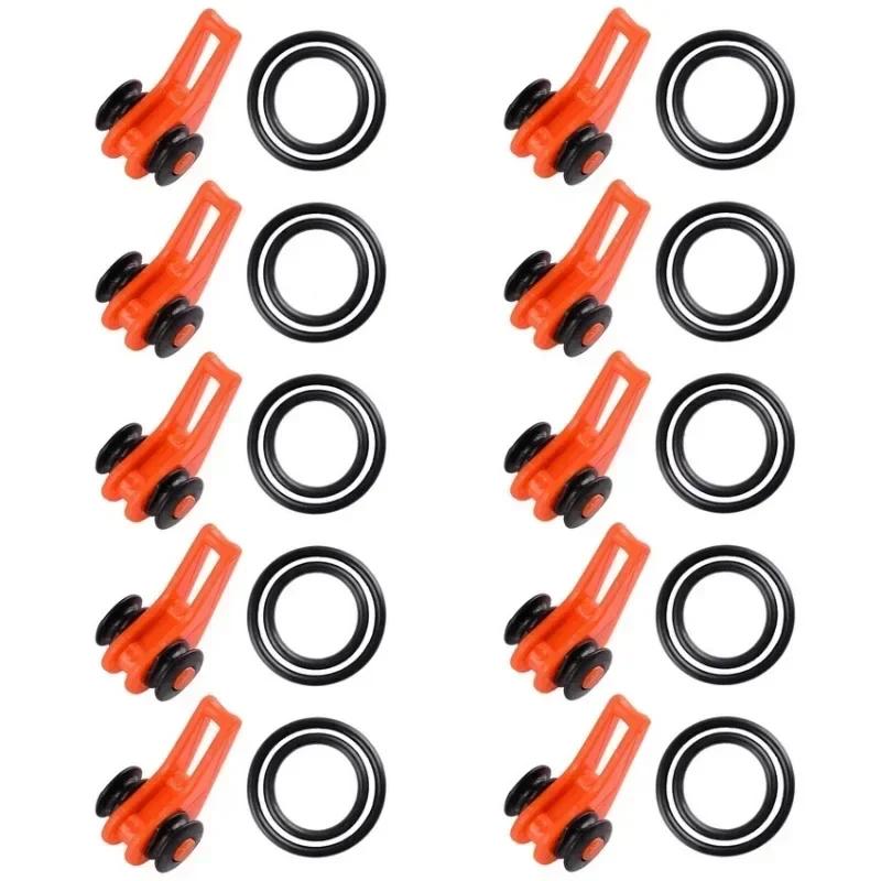 10 teile/los Angelrute Pole Haken Keeper-Sicher Silikon Ring Iso Halten Köder Lockt und Jigs für Sicheres und Einfaches Angeln