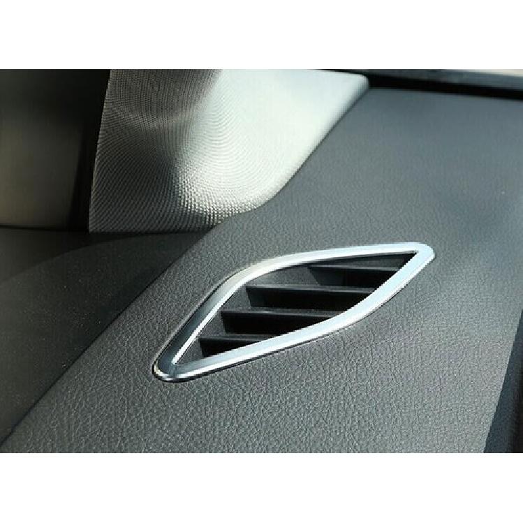 Matte Silver Side Outlet Vent Cover For BMW 2 Series Touring 15-19 Car Dashboard