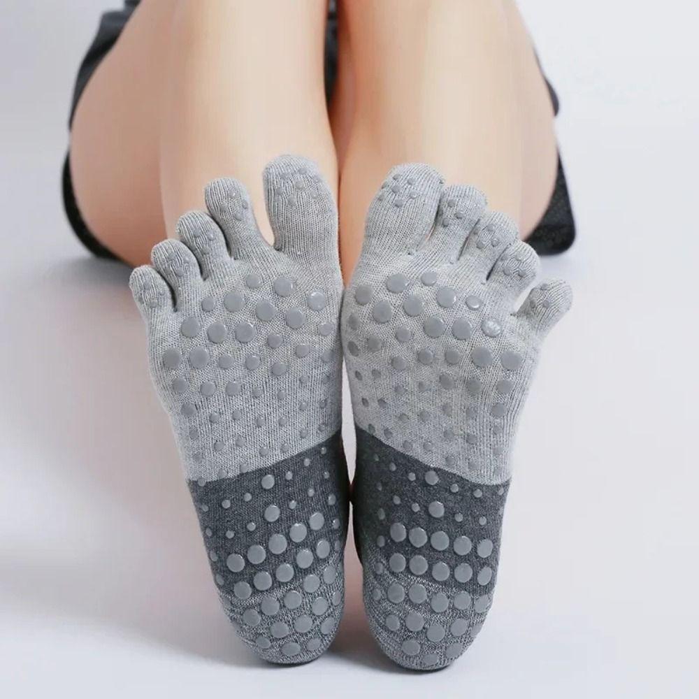 with Elastic Band Ladies Yoga Socks Low-ankle Five Toes Sports Socks Five Finger Socks  Fitness