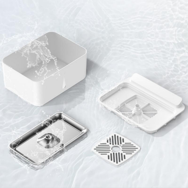 A 5-liter Capacity Wireless Sensor Can Multi-cycle Live Water Filter Pet Automatic Water Dispenser Silent Smart Pet Water Feeder