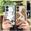 Cute Back Cover Phone Case For ZTE Blade A34 Full Wrap Phone Pouch Anti-dust Anti-knock Graffiti Fashion Design Cartoon