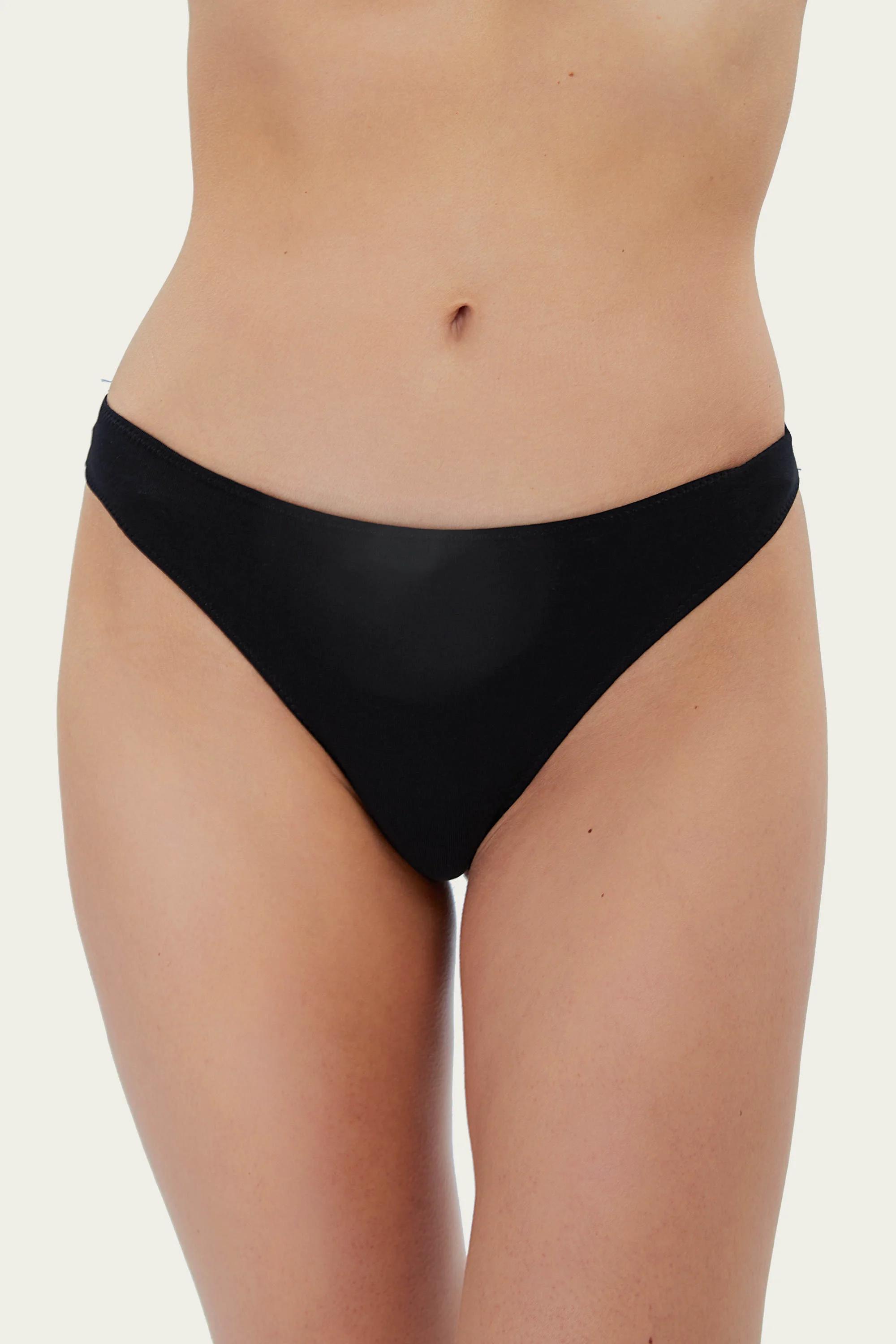 

Трусики бразилиана Lormar (75875) 5(XL) прозорий колір чорний