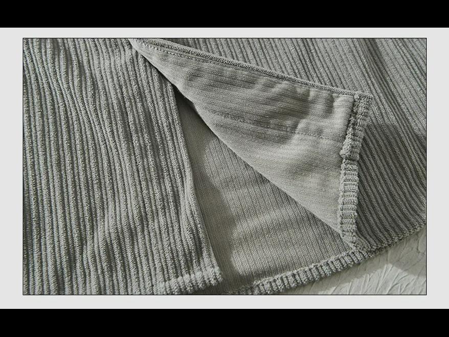 Podzimní manšestrová pánská ležérní retro košile s dlouhým rukávem pro rodiče a děti