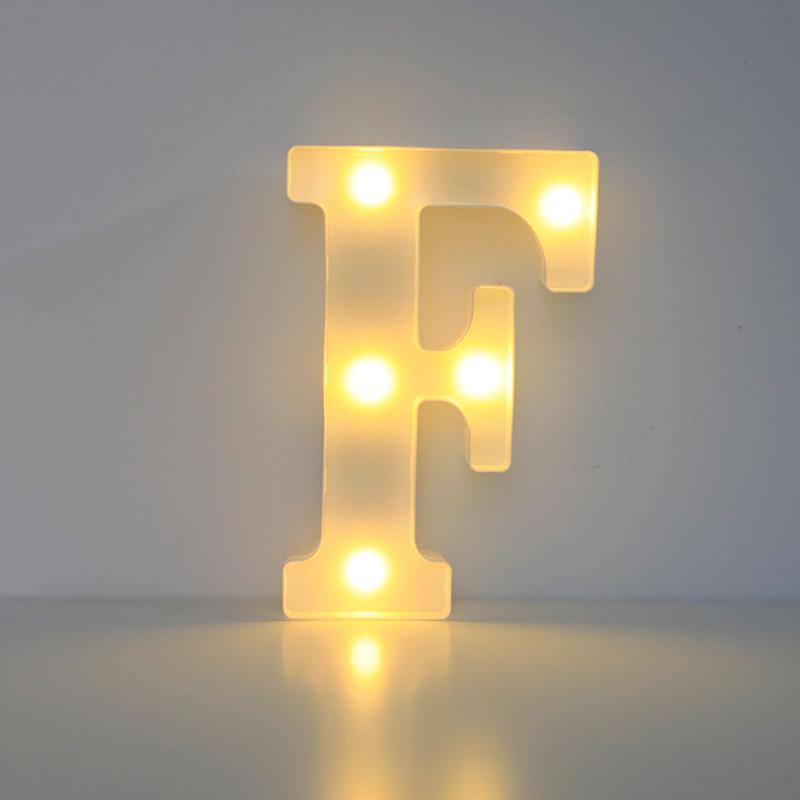 Romantic Letter & Number Lamp - Birthday Proposal Surprise Scene Decoration