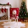Chair Back Cover Xmas Dining Chair Cover Dinner Chair Seat Cover for Christmas Holiday Festival Decor
