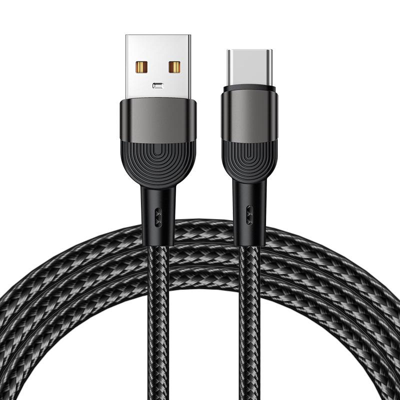 100W Dual Type-C Fast Charging Cable, 6A C-to-C for Huawei, Apple, Universal Mobile Use