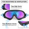 Motorcycle Goggles 2 Pack, Dirt Bike ATV Goggles Motocross Riding Racing Eyewear Off-Road MX Bike & Ski Goggles UV400 Anti-Fog Impact-Resistant