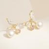 S925 Silver Pearl & Zirconia Tassel Stud Earrings - Elegant, Versatile, High-End Accessories