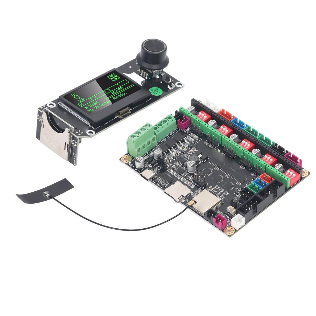 3D-Drucker Motherboard Kit Steuerplatine mit LCD-Bildschirm 5 A4988 Schrittmotortreiber Hauptplatine