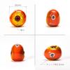 Set of 3 Tairaba Tungsten Sea Bream Rubber Orange Gold Tungsten Head Gold Holo Color Eyeball Color Tairaba Head High Purity Comes with Protective Tube