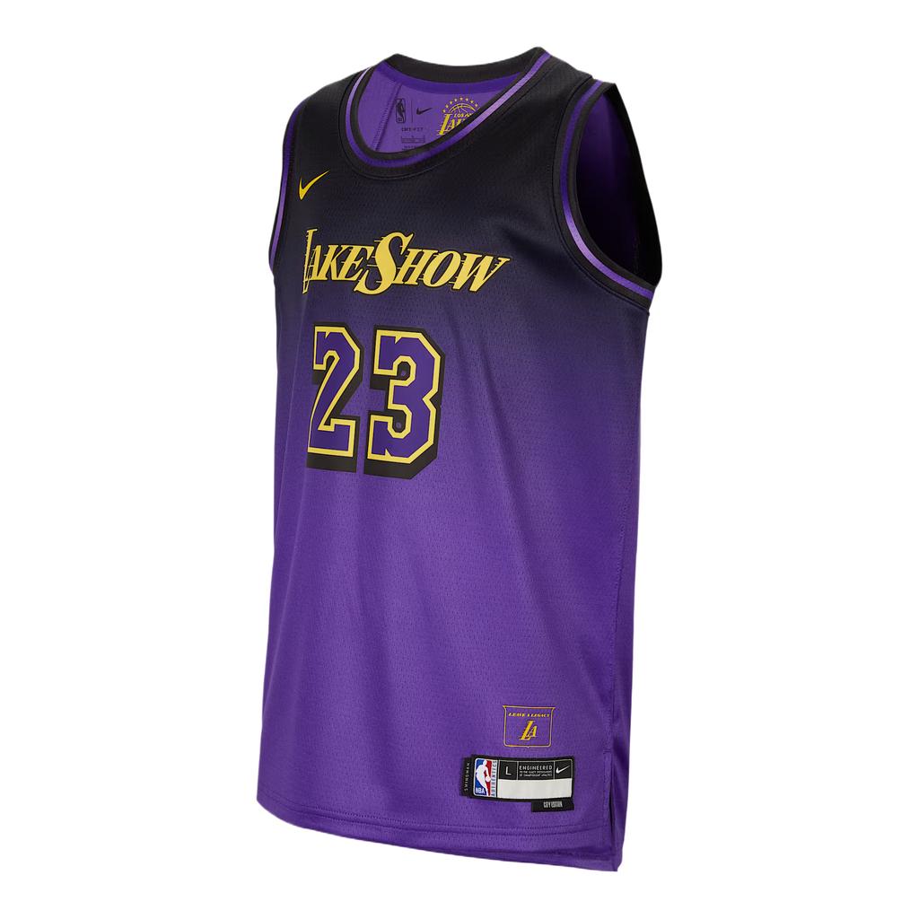 Nike Dětské Dri-Fit SS25 Sezóna NBA 2024/25 Los Angeles Lakers Módní Klasické Dětské Sportovní Oblečení IF2401-504