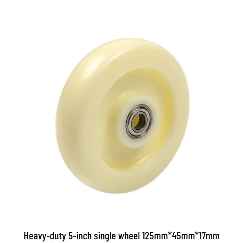 FFY Heavy-Duty White Nylon Swivel Caster Wheel