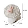 Portable Clip Fan 3 Speeds Portable Stroller Fan Small Desk Fan Tabletop Fan Personal Cooling Fan for Car Bed Home Camping Dorm