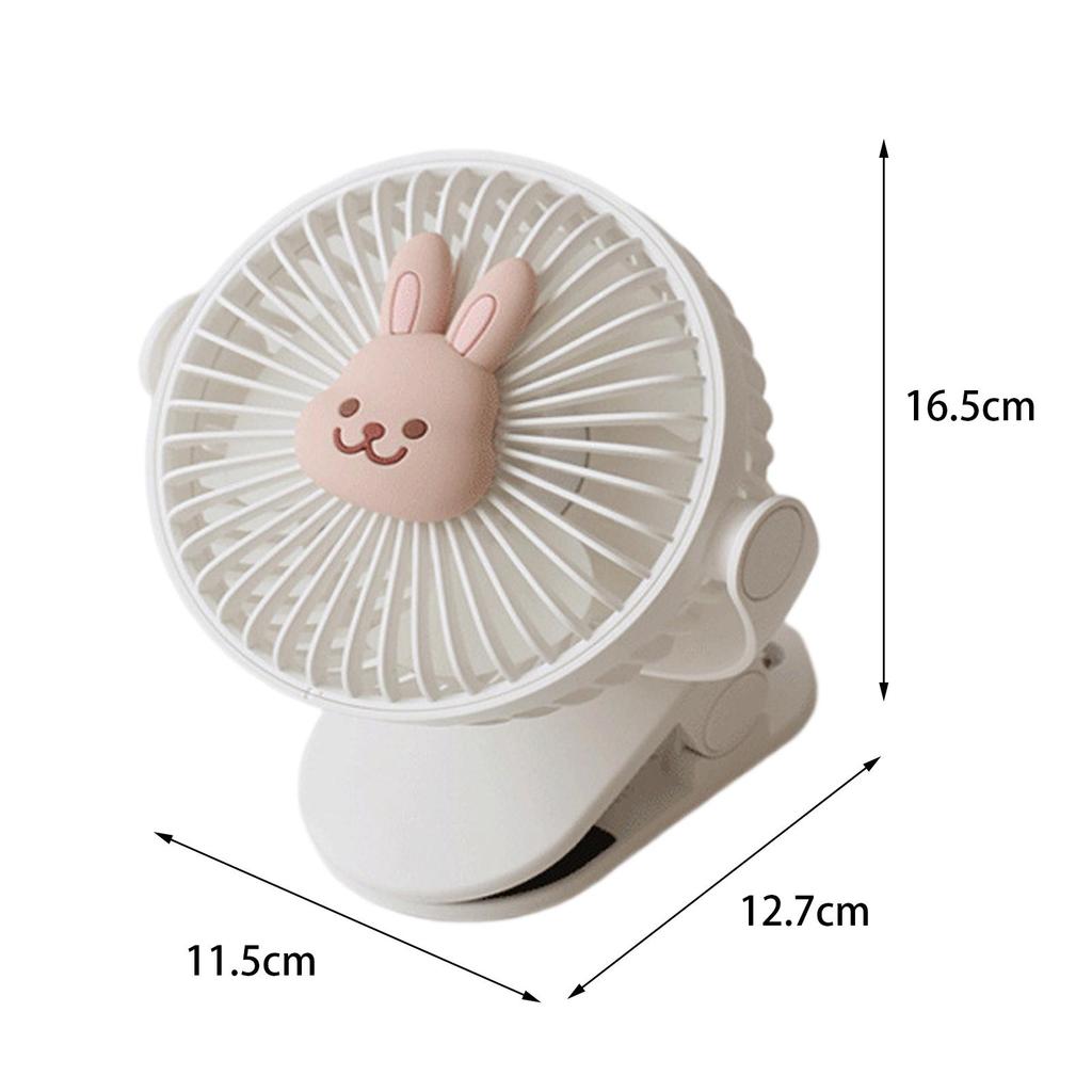 Portable Clip Fan 3 Speeds Portable Stroller Fan Small Desk Fan Tabletop Fan Personal Cooling Fan for Car Bed Home Camping Dorm