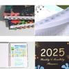 A5 Student Class Notebook 140 Pages 180° Lay-Flat Notebook 2025 Planner Notebooks  Stationery